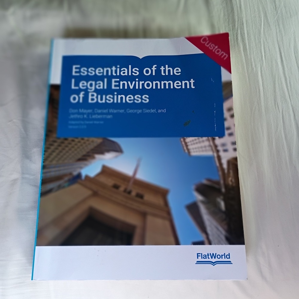 Essentials of the Legal Environment - Paperback, by Don Mayer Daniel - Good